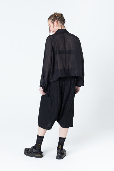 Poised Shirt Jacket | Black Dobby - Company Store