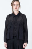 Poised Shirt Jacket | Black Dobby - Company Store