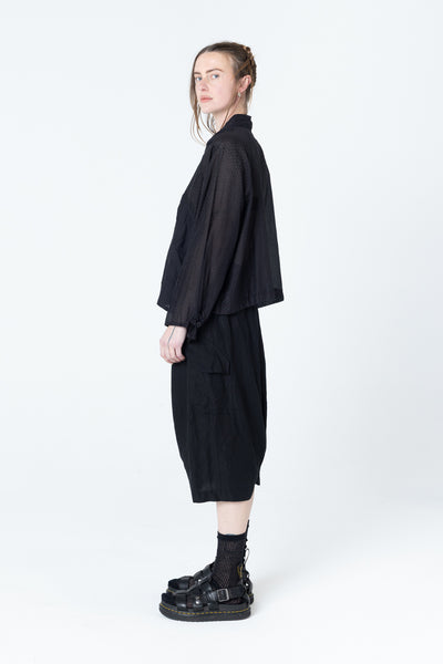 Poised Shirt Jacket | Black Dobby - Company Store