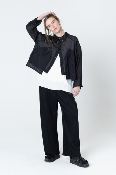 Poised Shirt Jacket | Black Dobby - Company Store