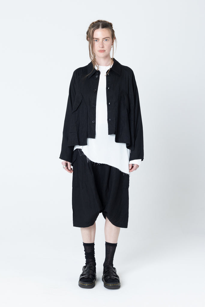 Poised Shirt Jacket | Black - Company Store