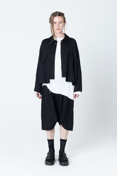 Poised Shirt Jacket | Black - Company Store