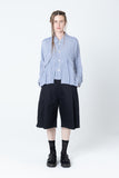 Poised Shirt Jacket | Blue Stripe - Company Store
