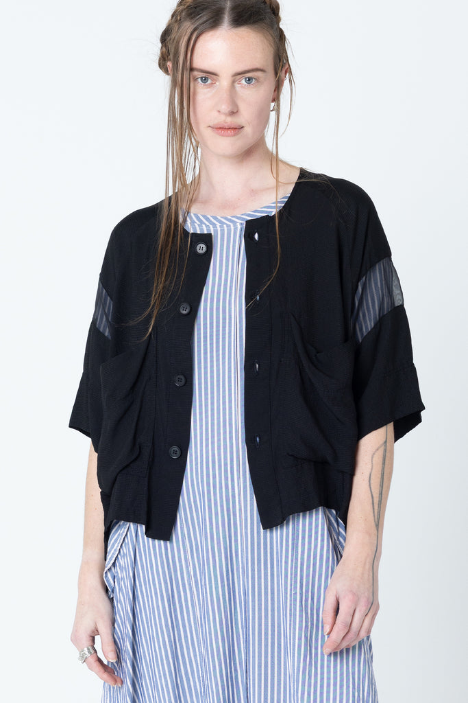Pose Jacket | Black Seersucker - Company Store
