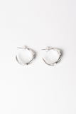 Heart Hoops | Silver
