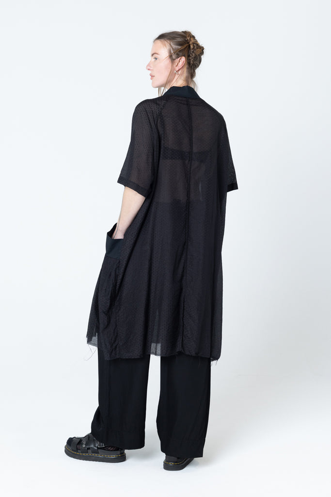 Salon Dress | Black Dobby - Company Store