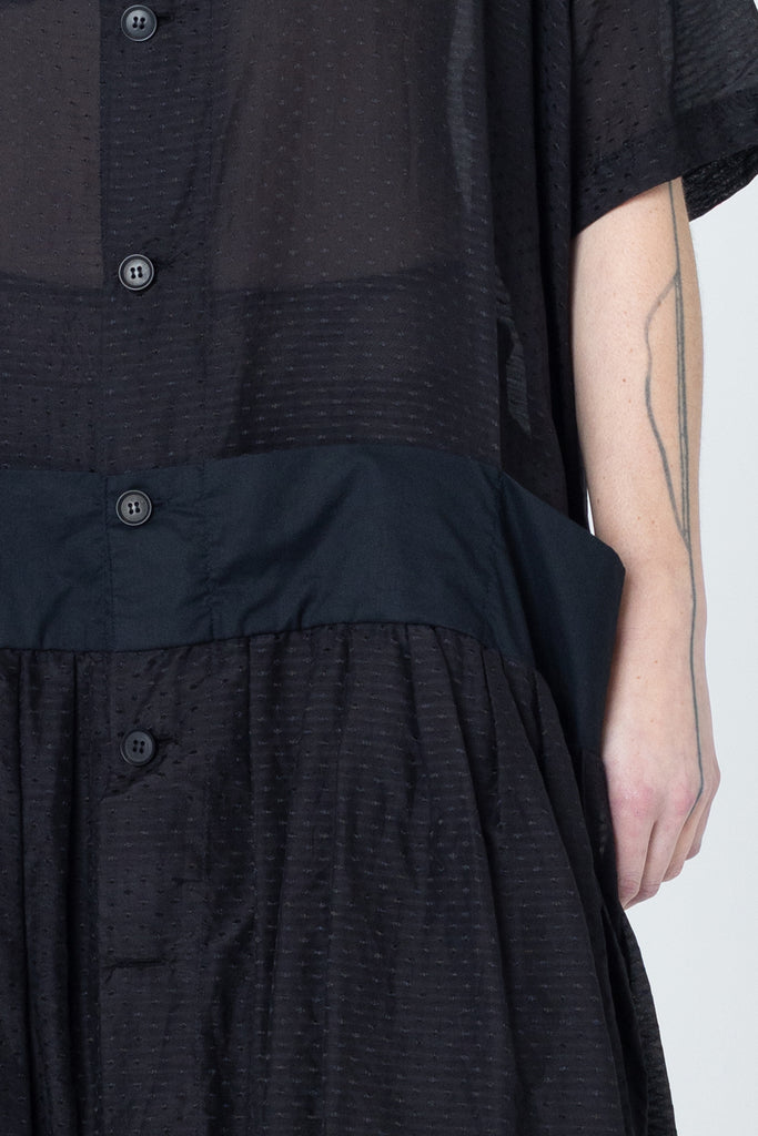 Salon Dress | Black Dobby - Company Store