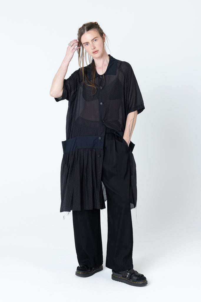 Salon Dress | Black Dobby - Company Store