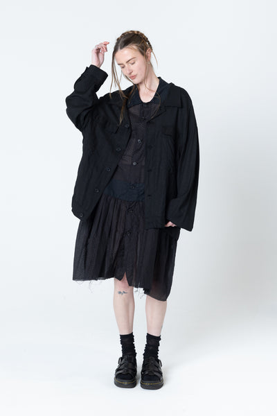 Salon Dress | Black Dobby - Company Store