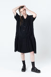 Salon Dress | Black Seersucker - Company Store