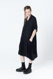 Salon Dress | Black Seersucker - Company Store