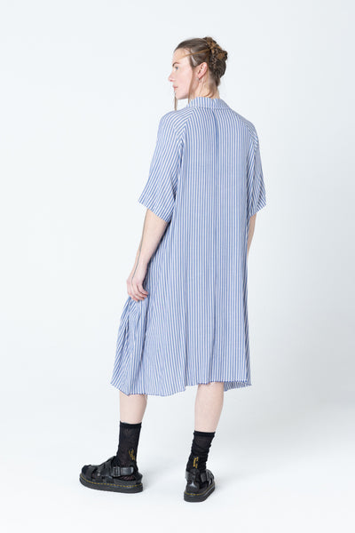 Salon Dress | Blue Stripe - Company Store