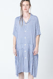 Salon Dress | Blue Stripe - Company Store