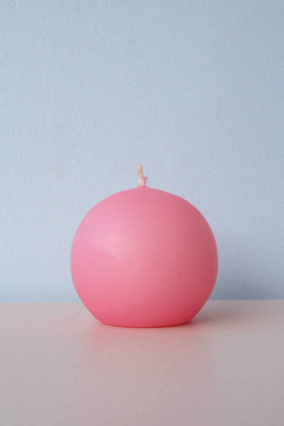 Small Ball Candle | Pink