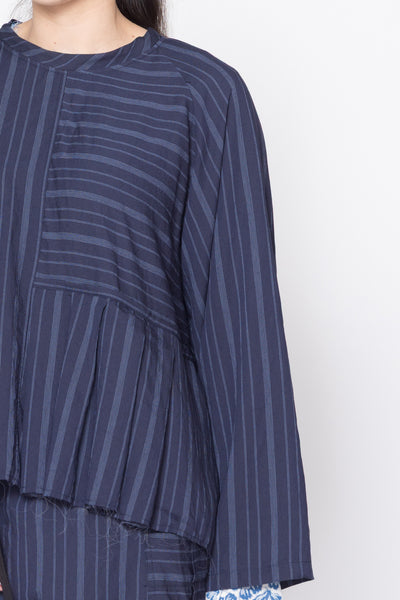 Sting Sweater | Navy Stripe