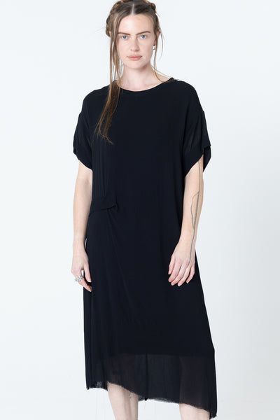 Tuck Dress | Black