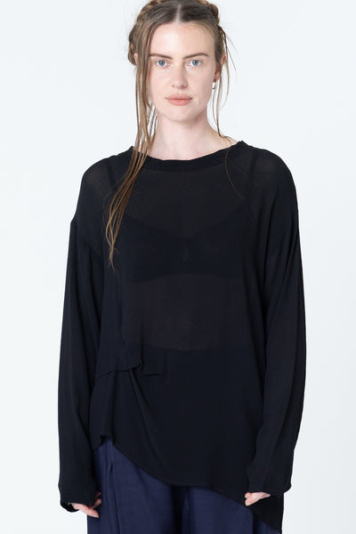 Tuck Sweater | Black