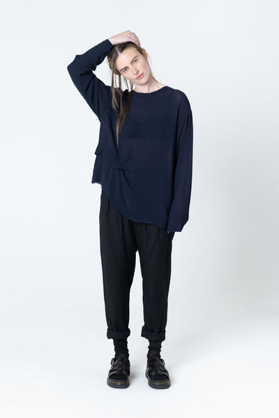 Tuck Sweater | Ink
