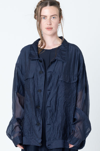Worker Jacket | Ink Sheer