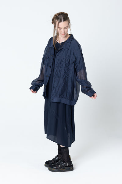 Worker Jacket | Ink Sheer