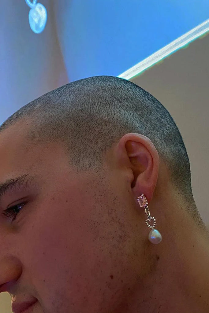 Pocket Pearl Earring | Pink