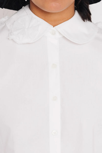 Rosette Shirt | White