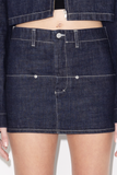 Flatliner Miniskirt | Indigo