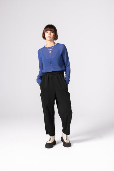 Ultra Trackies | Black Sweatshirting