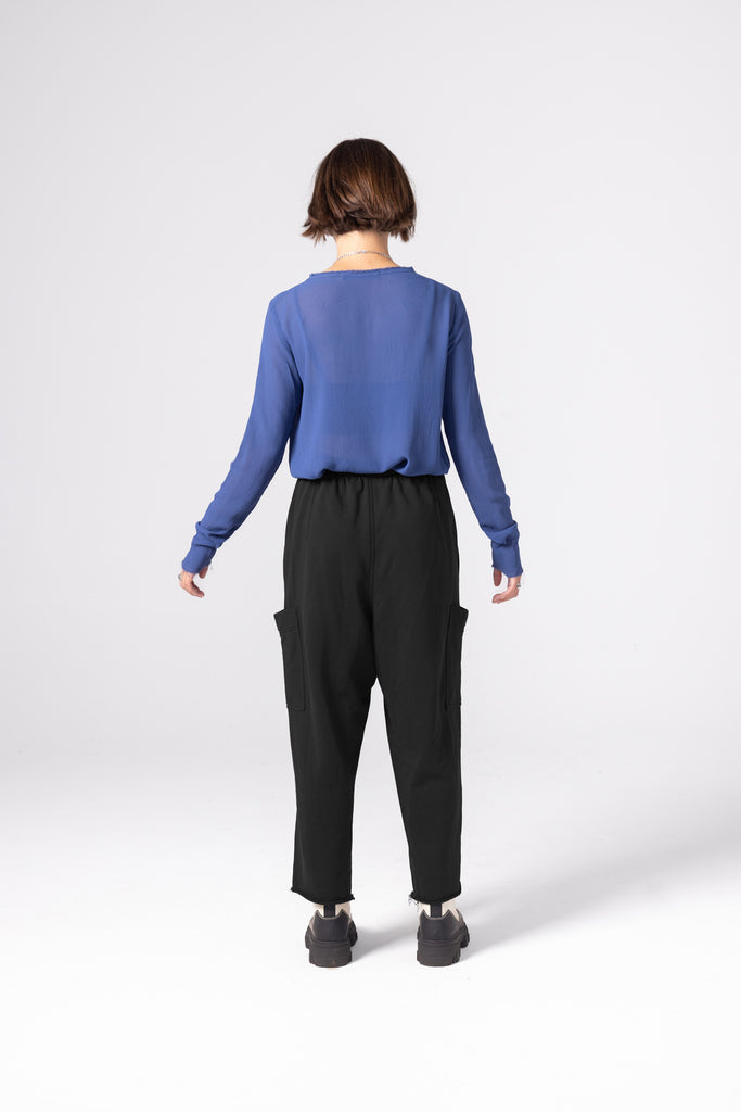 Ultra Trackies | Black Sweatshirting