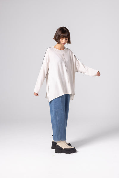 Fine Line Crew | Oatmeal