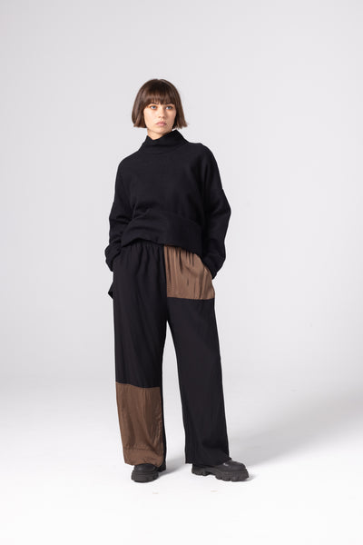 Pop Pant | Black/BrownSpot