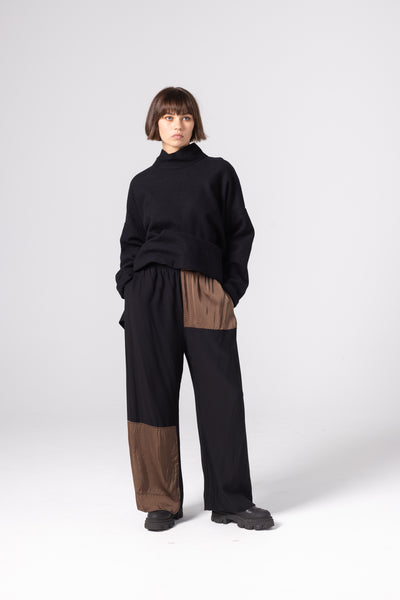 Pop Pant | Black/BrownSpot