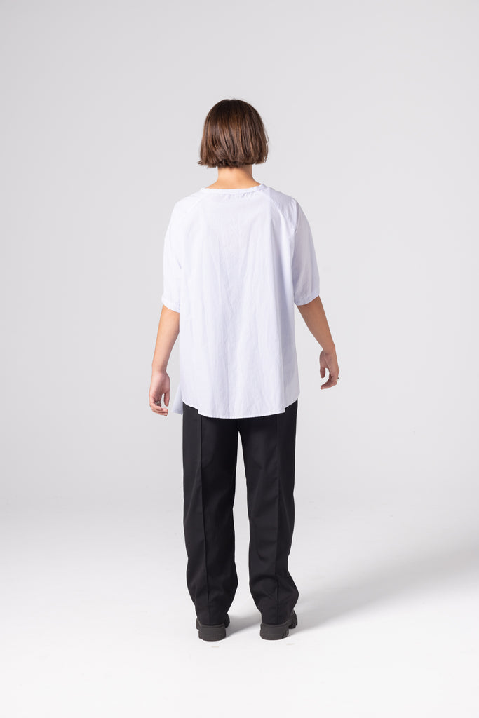 Rose Tee | Sky Stripe