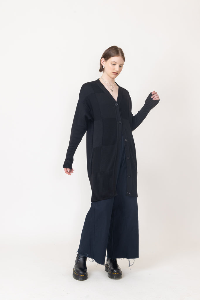 Lithium Long Cardi | Black