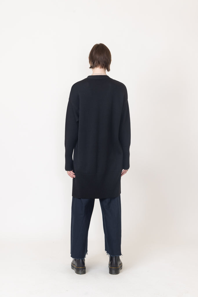 Lithium Long Cardi | Black