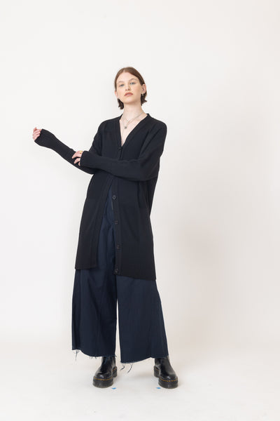 Lithium Long Cardi | Black