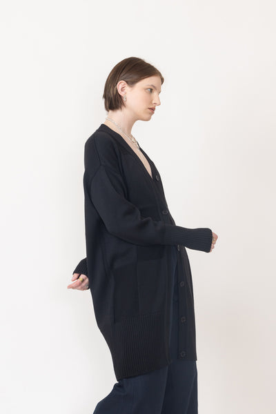 Lithium Long Cardi | Black