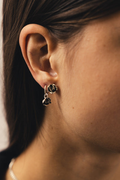 Rosebud Earrings | Sterling Silver - Company Store
