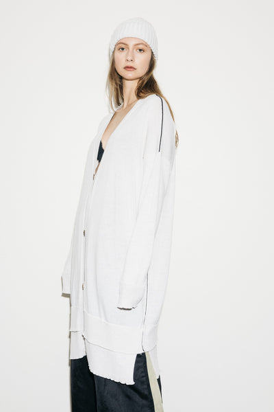 Fine Line Cardi | Oatmeal