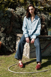 Long Celebration Shirt | Sky Blue