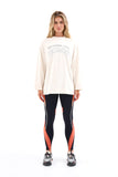 Side Out LS Top | Pearled Ivory