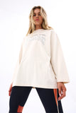 Side Out LS Top | Pearled Ivory