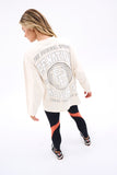 Side Out LS Top | Pearled Ivory