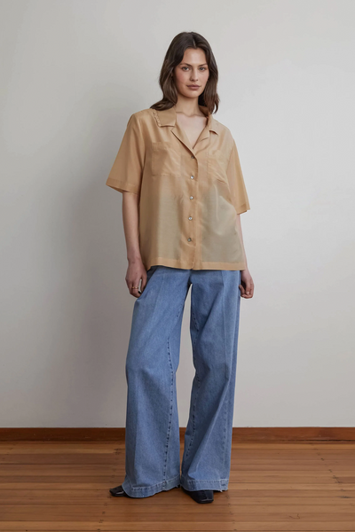 Short Celebration Shirt | Camel