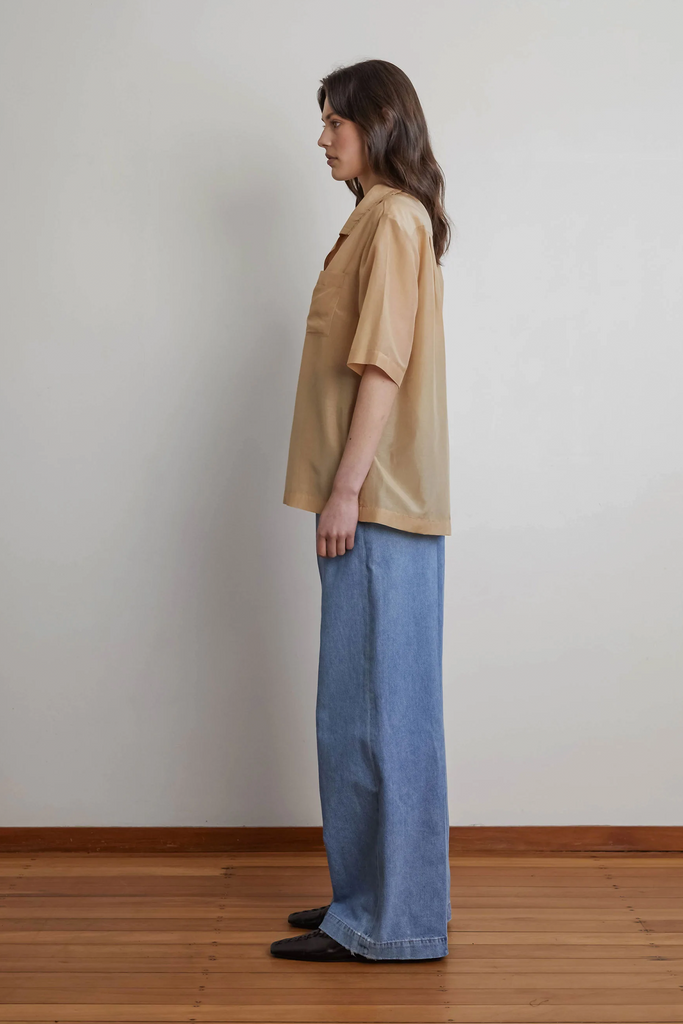 Short Celebration Shirt | Camel