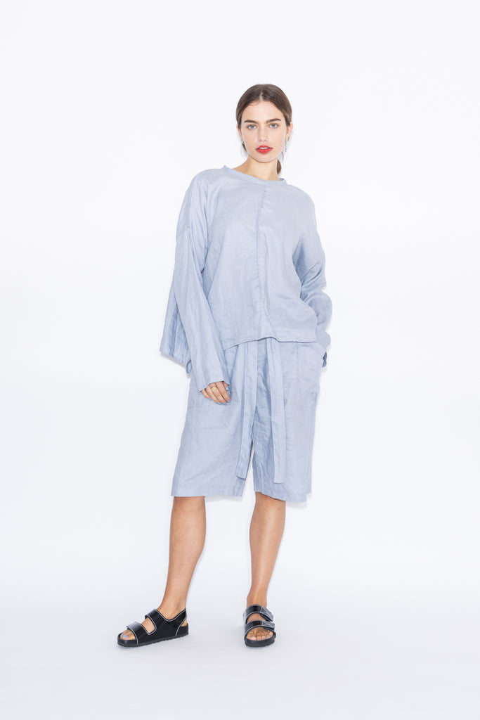 Around Sweater | Ice Linen