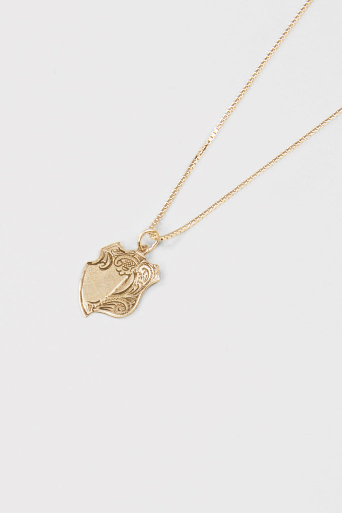 Broken Medal Necklace- Gold Dip - Company Store