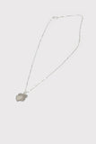 Broken Medal Necklace- Silver - Company Store