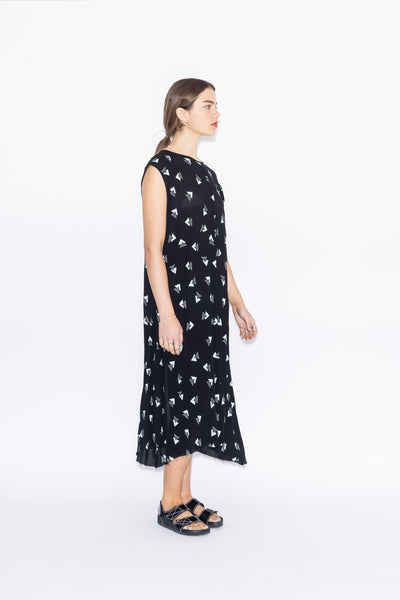 Cabana Dress | Rio Print Black/Mint