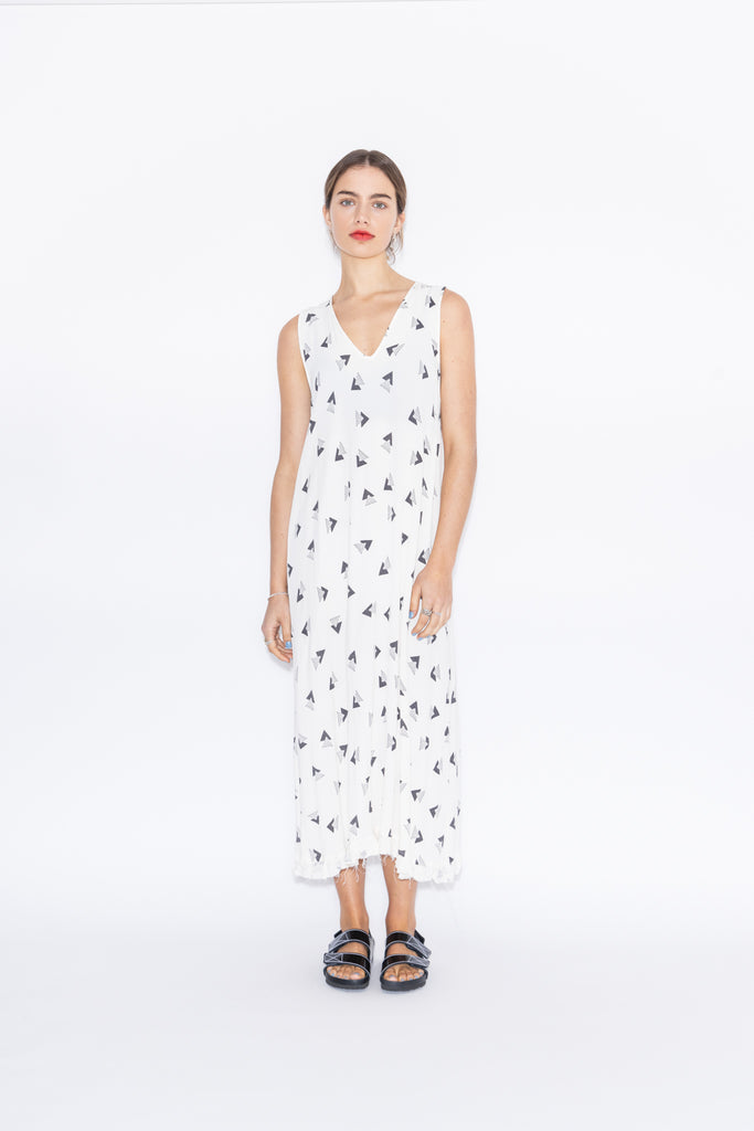 Dancing Slip | Rio Print Ivory/Charcoal